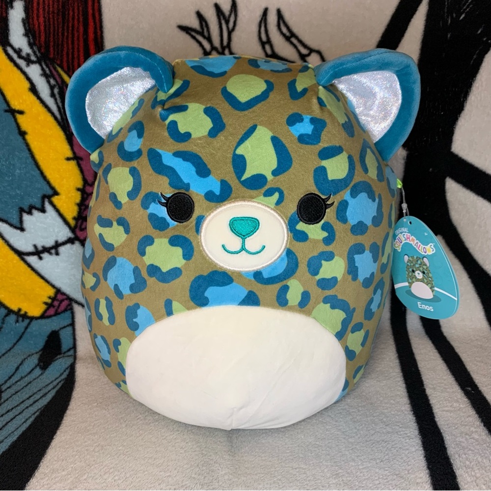 Squishmallow 11” Enos The Leopard